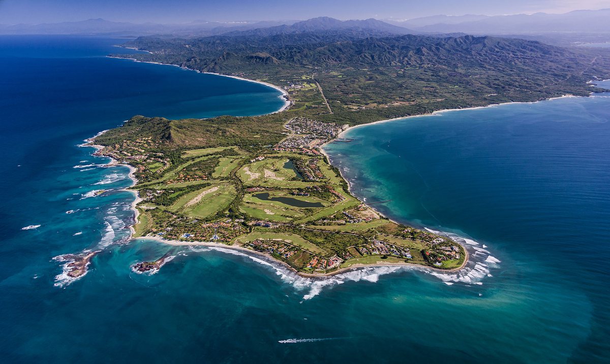 Aerial view of Punta Mita